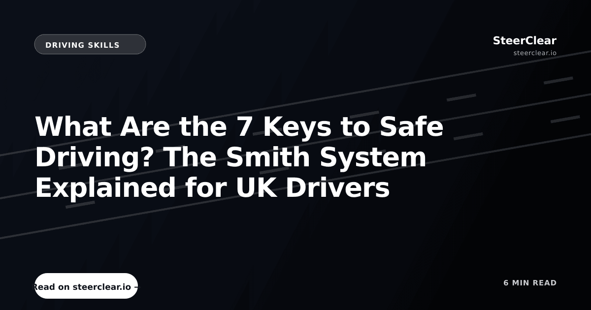 Smith System Answer Key What Are the 7 Keys to Safe Driving? The Smith System Explained for UK ...