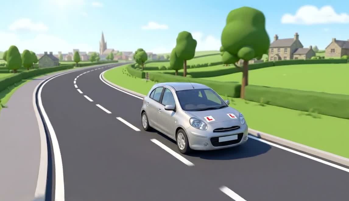 SteerClear guiding a practice drive on a real test route